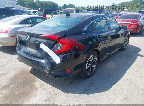 2HGFC1F32GH645202 2016 HONDA CIVIC Black Trasero derecho