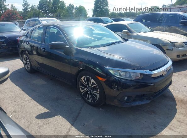 2HGFC1F32GH645202 2016 HONDA CIVIC Black Vista interior trasera