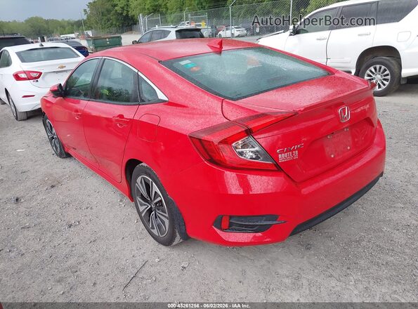 2HGFC1F32GH649430 2016 HONDA CIVIC Red Trasero izquierdo