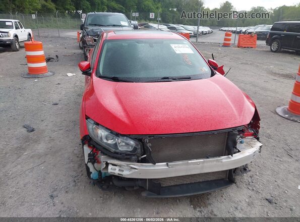 2HGFC1F32GH649430 2016 HONDA CIVIC Red Vista interior trasera