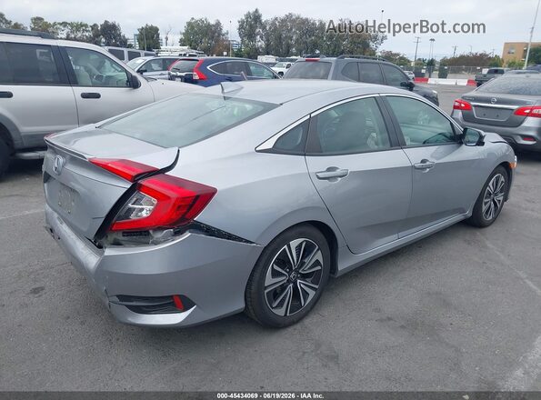 2HGFC1F32HH633648 2017 HONDA CIVIC Серебряный Задняя правая четверть