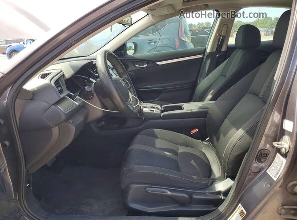 2HGFC1F33GH651266 2016 HONDA CIVIC Gray Widok wnętrza z przodu