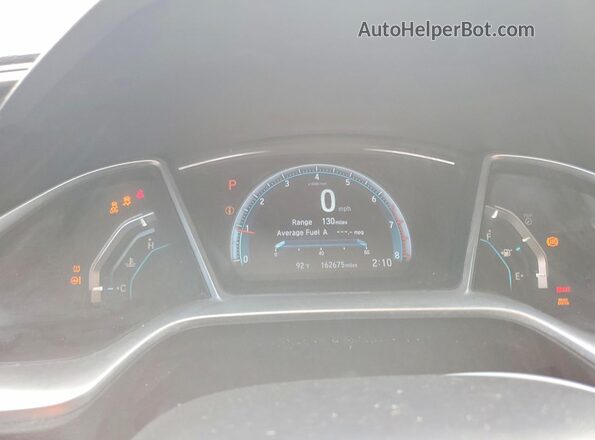 2HGFC1F33GH651266 2016 HONDA CIVIC Gray Widok zestawu wskaźników