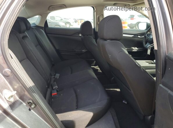 2HGFC1F33GH651266 2016 HONDA CIVIC Gray Widok tylnych siedzeń