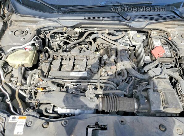 2HGFC1F33GH651266 2016 HONDA CIVIC Gray Widok wnętrza z tyłu