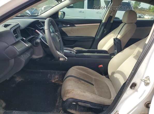 2HGFC1F33HH649809 2017 HONDA CIVIC White Вид салону спереду