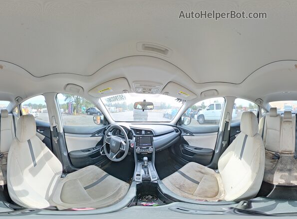 2HGFC1F33HH649809 2017 HONDA CIVIC White Вид наклейки з VIN-кодом