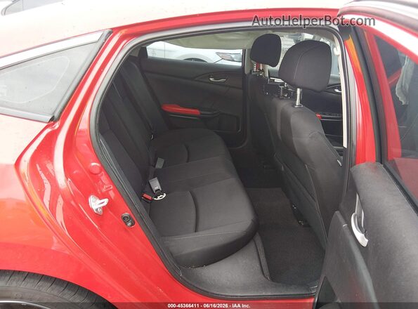 2HGFC1F33MH701773 2021 HONDA CIVIC Red Widok naklejki z numerem VIN