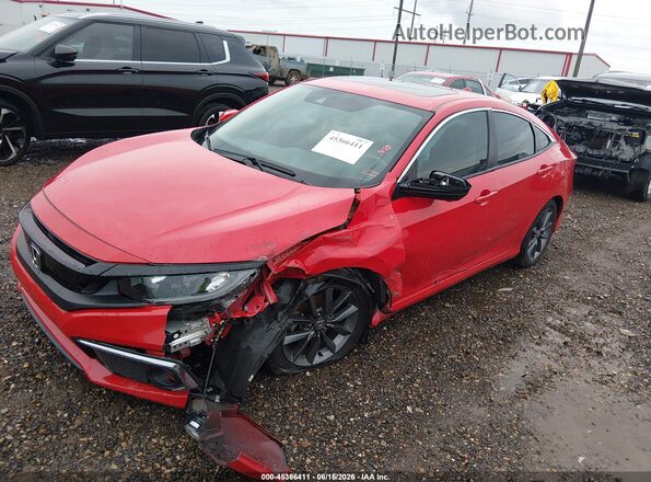 2HGFC1F33MH701773 2021 HONDA CIVIC Red Przód lewy