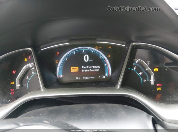 2HGFC1F33MH701773 2021 HONDA CIVIC Red Widok tylnych siedzeń