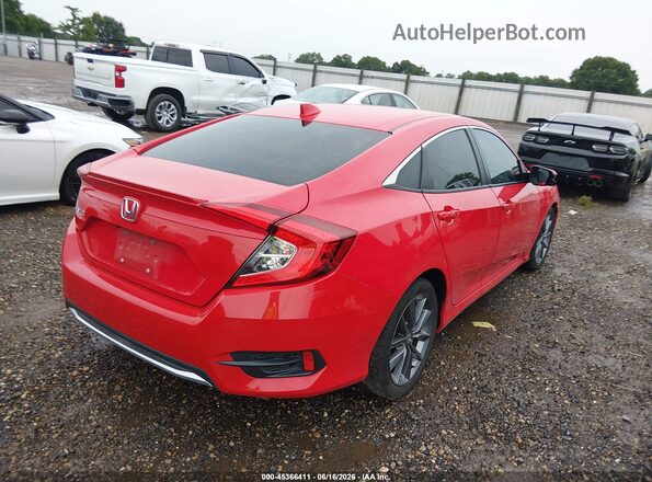 2HGFC1F33MH701773 2021 HONDA CIVIC Red Tył prawy