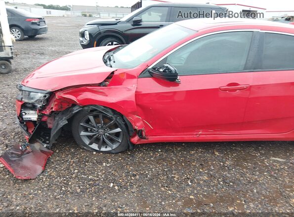 2HGFC1F33MH701773 2021 HONDA CIVIC Red Widok z przodu