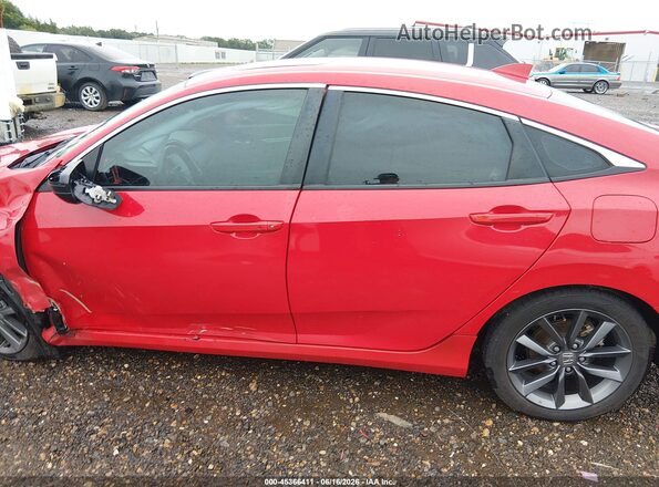 2HGFC1F33MH701773 2021 HONDA CIVIC Red Widok wnętrza 360 stopni