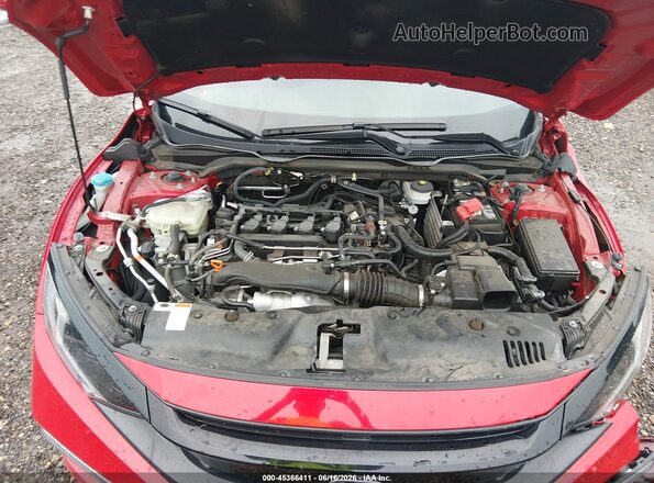 2HGFC1F33MH701773 2021 HONDA CIVIC Red Widok z tyłu