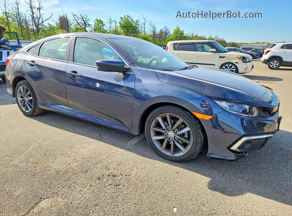 2HGFC1F33MH704852 2021 HONDA CIVIC Blue Przód prawy
