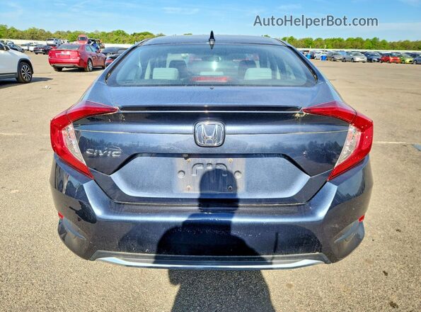 2HGFC1F33MH704852 2021 HONDA CIVIC Blue Widok z tyłu