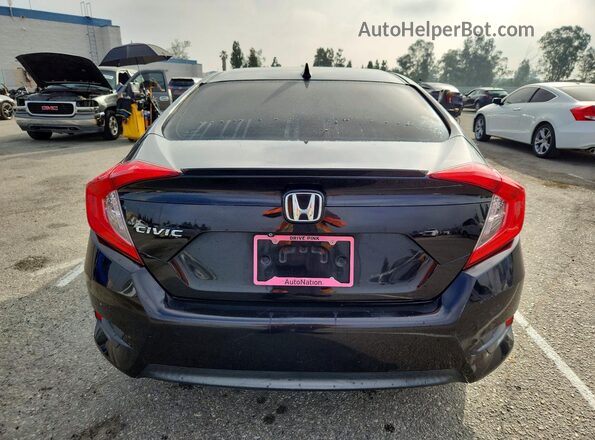 2HGFC1F34GH634489 2016 HONDA CIVIC Черный Вид сзади