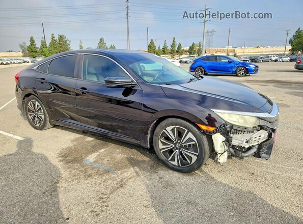 2HGFC1F34GH634489 2016 HONDA CIVIC Черный Передняя правая четверть