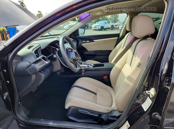 2HGFC1F34GH634489 2016 HONDA CIVIC Черный Вид салона спереди