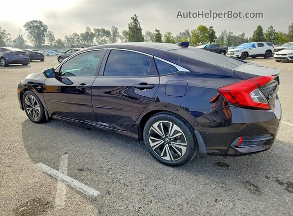 2HGFC1F34GH634489 2016 HONDA CIVIC Черный Задняя левая четверть