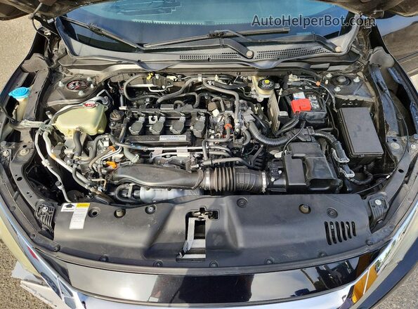 2HGFC1F34GH634489 2016 HONDA CIVIC Черный Вид задней части салона