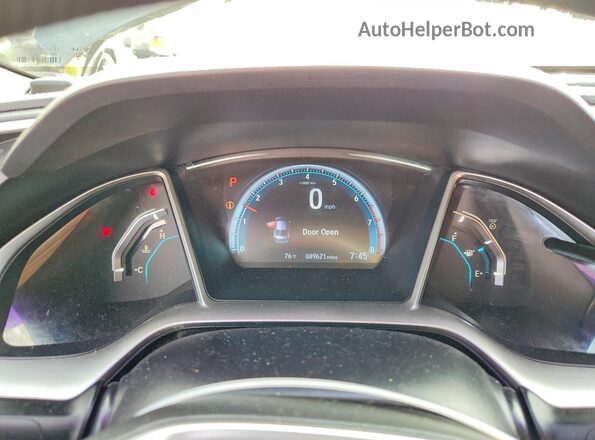 2HGFC1F34GH634489 2016 HONDA CIVIC Черный Вид щитка приборов