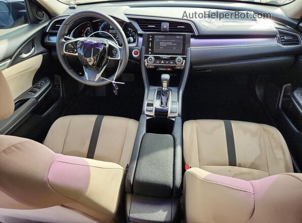 2HGFC1F34GH634489 2016 HONDA CIVIC Черный Вид панели приборов