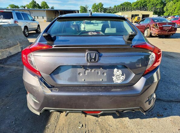 2HGFC1F34GH637179 2016 HONDA CIVIC Gray 