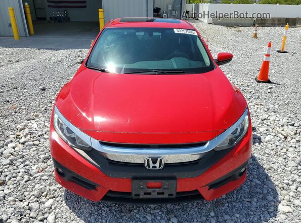 2HGFC1F35GH651690 2016 HONDA CIVIC Red Widok z przodu