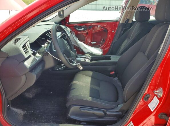 2HGFC1F35GH651690 2016 HONDA CIVIC Red Widok wnętrza z przodu
