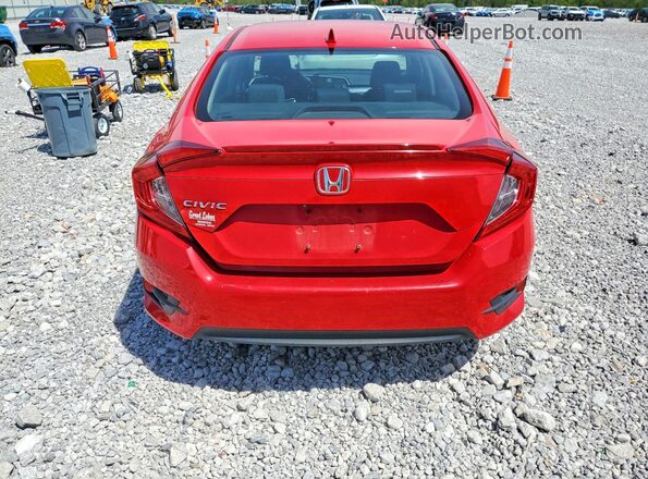 2HGFC1F35GH651690 2016 HONDA CIVIC Red Widok z tyłu