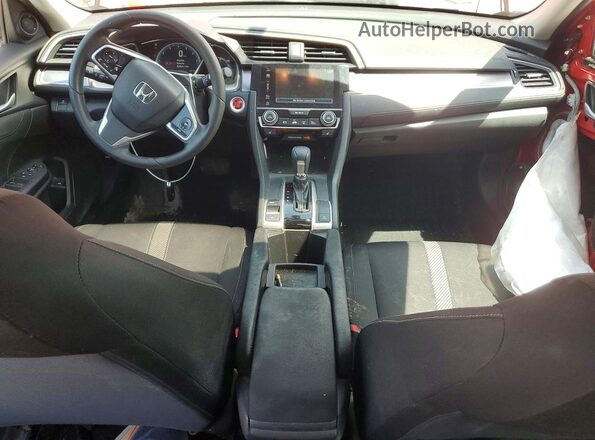 2HGFC1F35GH651690 2016 HONDA CIVIC Red Widok deski rozdzielczej