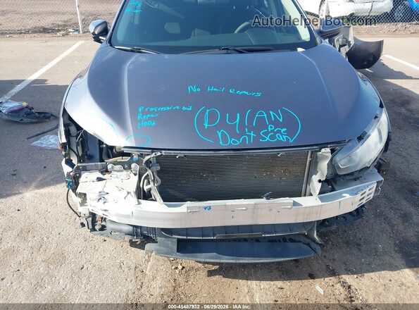 2HGFC1F35HH649438 2017 HONDA CIVIC Gray Front view