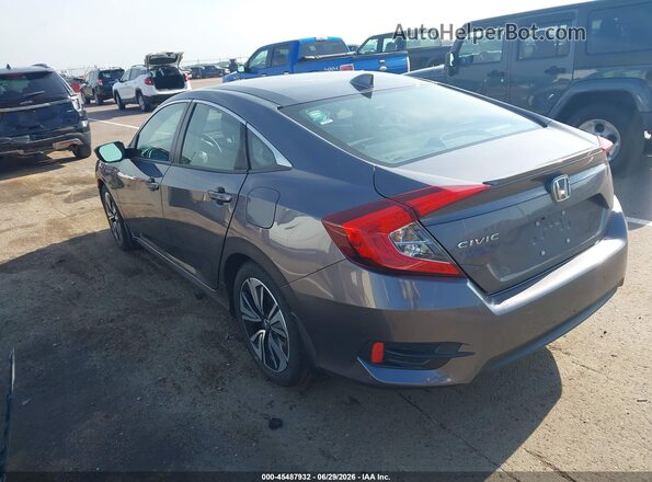 2HGFC1F35HH649438 2017 HONDA CIVIC Gray Rear left