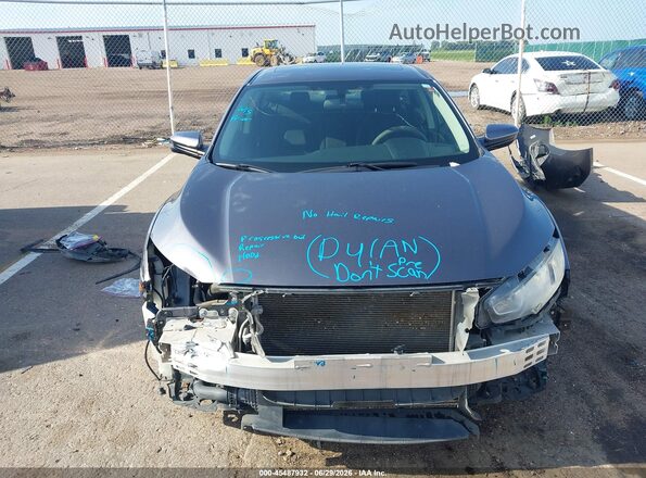 2HGFC1F35HH649438 2017 HONDA CIVIC Gray Rear interior view