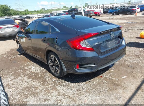 2HGFC1F35JH645198 2018 HONDA CIVIC Black უკანა მარცხენა