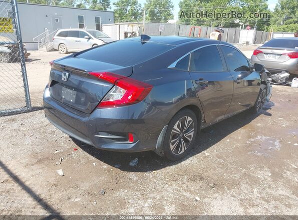2HGFC1F35JH645198 2018 HONDA CIVIC Black უკანა მარჯვენა