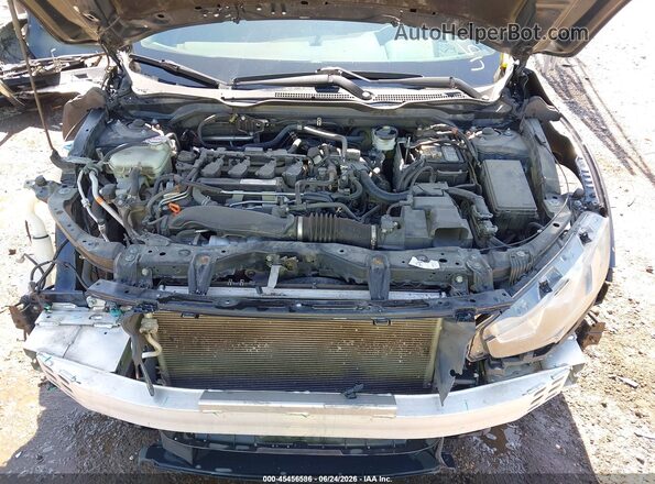 2HGFC1F35JH645198 2018 HONDA CIVIC Black უკანა ხედი