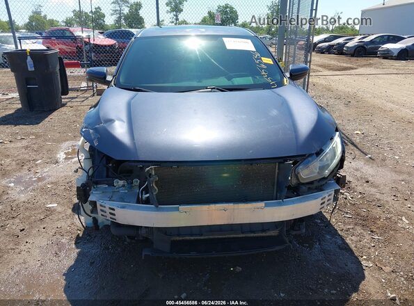 2HGFC1F35JH645198 2018 HONDA CIVIC Black უკანა სალონის ხედი