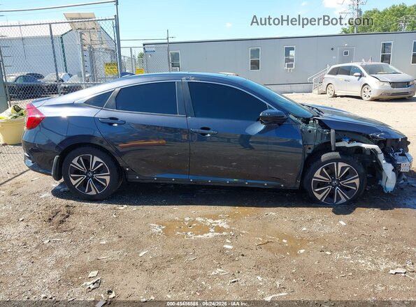 2HGFC1F35JH645198 2018 HONDA CIVIC Black სალონის 360-გრადუსიანი ხედი