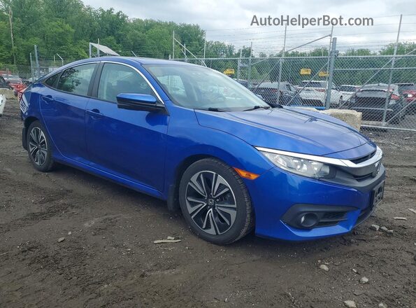 2HGFC1F36GH641539 2016 HONDA CIVIC Синий Передняя правая четверть