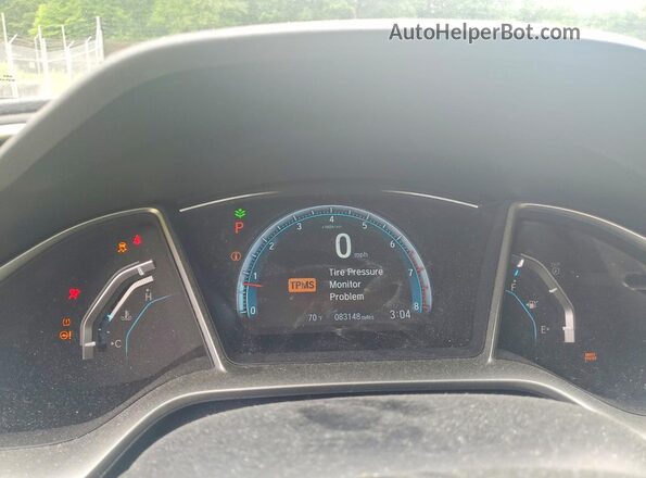 2HGFC1F36GH641539 2016 HONDA CIVIC Синий Вид щитка приборов