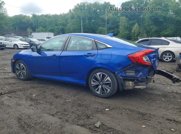 2HGFC1F36GH641539 2016 HONDA CIVIC Синий Задняя левая четверть