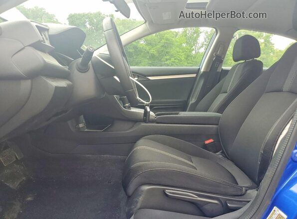 2HGFC1F36GH641539 2016 HONDA CIVIC Синий Вид салона спереди