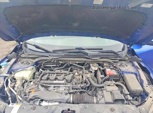 2HGFC1F36GH641539 2016 HONDA CIVIC Синий Вид задней части салона