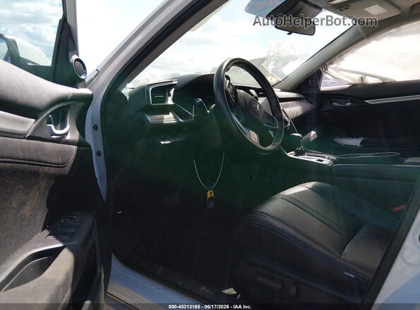 2HGFC1F36MH700729 2021 HONDA CIVIC White Widok wnętrza z przodu