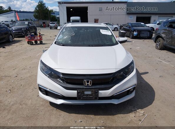 2HGFC1F36MH700729 2021 HONDA CIVIC White Widok zestawu wskaźników