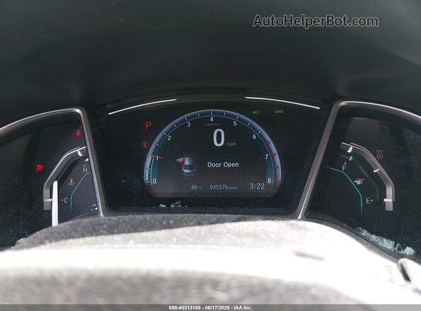 2HGFC1F36MH700729 2021 HONDA CIVIC White Widok tylnych siedzeń