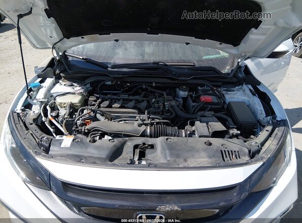 2HGFC1F36MH700729 2021 HONDA CIVIC White Widok z tyłu
