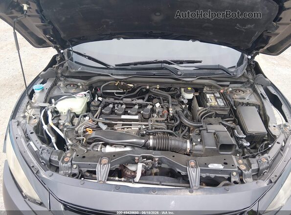 2HGFC1F37GH638598 2016 HONDA CIVIC Black უკანა ხედი